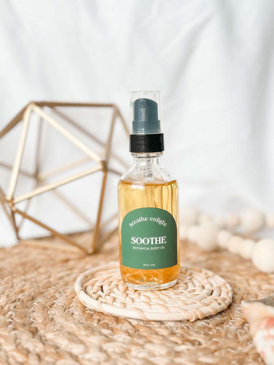 Soothe Botanical Body Oil – Breathe Enlight